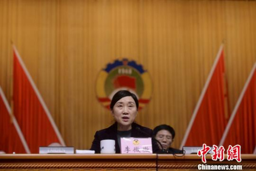 李微微當選為湖南省政協(xié)主席。唐小晴 攝