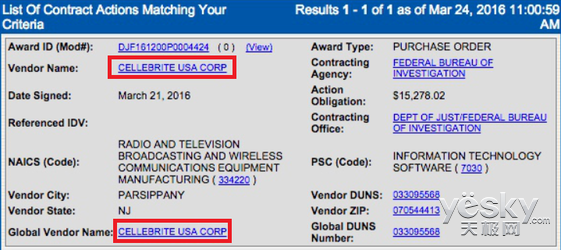 FBI找到了這家iPhone解鎖公司 開(kāi)鎖費(fèi)曝光