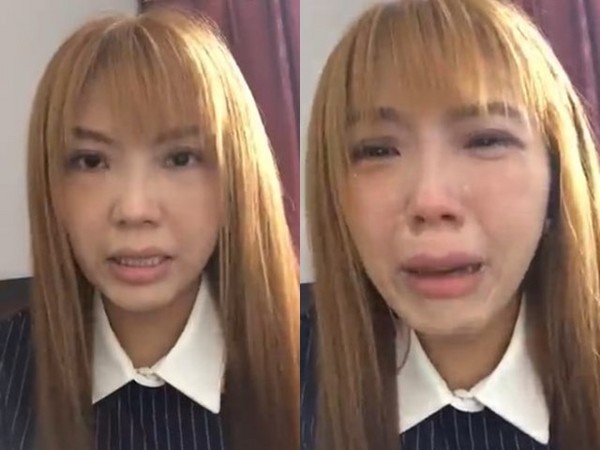 劉樂妍開直播痛哭求原諒