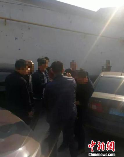 犯罪嫌疑犯被警方抓獲。 隆堯縣公安局供圖